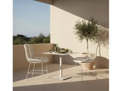 Packs 2 sillas Blanco 47 x 86 cm