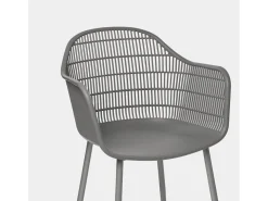 Packs 4 sillas Gris 62 x 85 cm