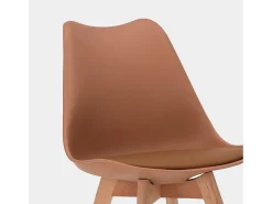 Packs 4 sillas Terracota 48 x 82 cm
