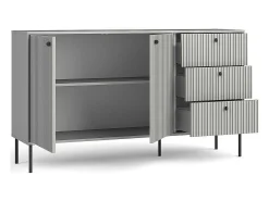 Pequeño Buffet 2 Puertas 3 Cajones - Comedor / Salón - Colección ISIS - Color gris
