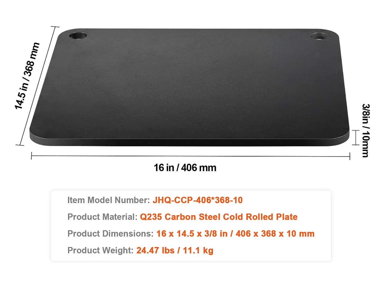 Piedra para Pizza SucceBuy, Precurada, 40,6 × 36,8 × 1 cm