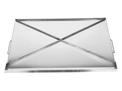 Placa de Parrilla, SucceBuy Parrilla de Acero Inoxidable para Barbacoa (910 x 525 mm)