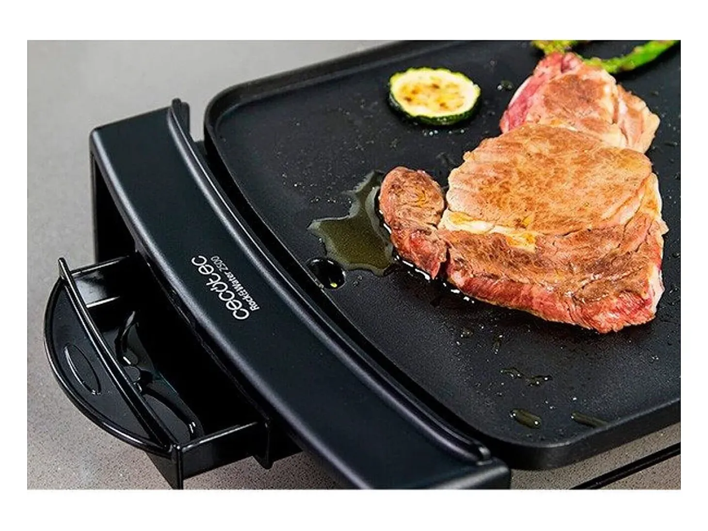 Plancha cocina Cecotec Black&Water 2500 W