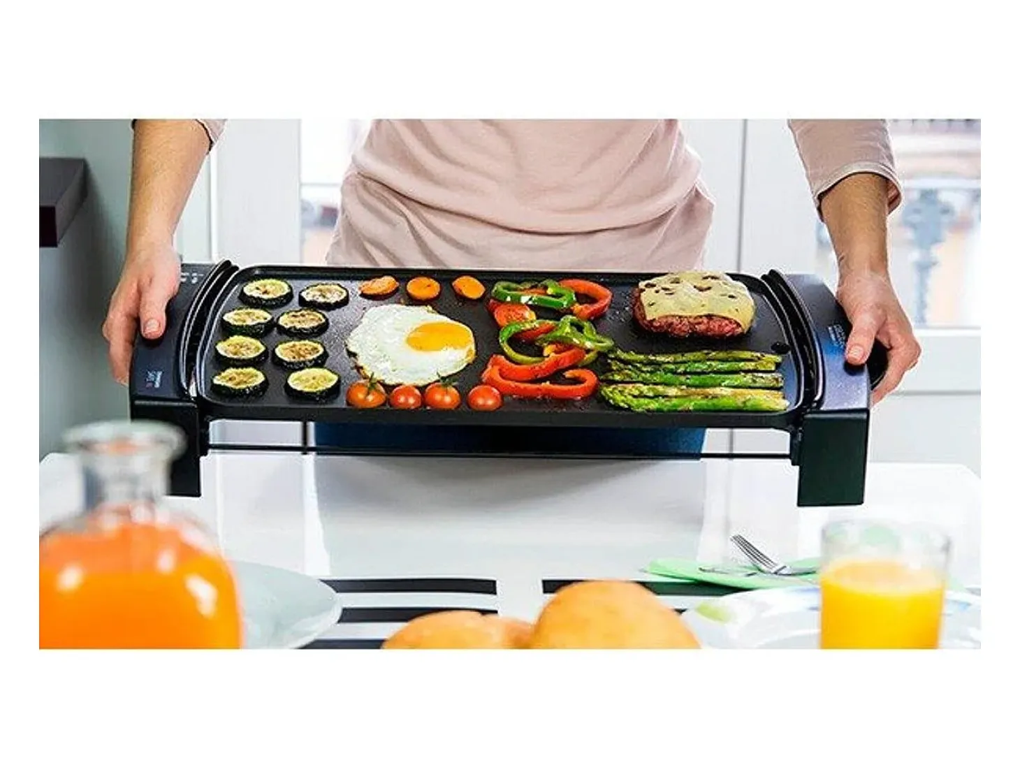 Plancha cocina Cecotec Black&Water 2500 W