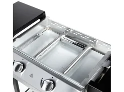 Plancha de asar a gas 2 fuegos 5,3kW PAMPLUNA