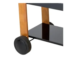 Plancha de asar a gas ASCAIN 2 quemadores 6kW - Madera