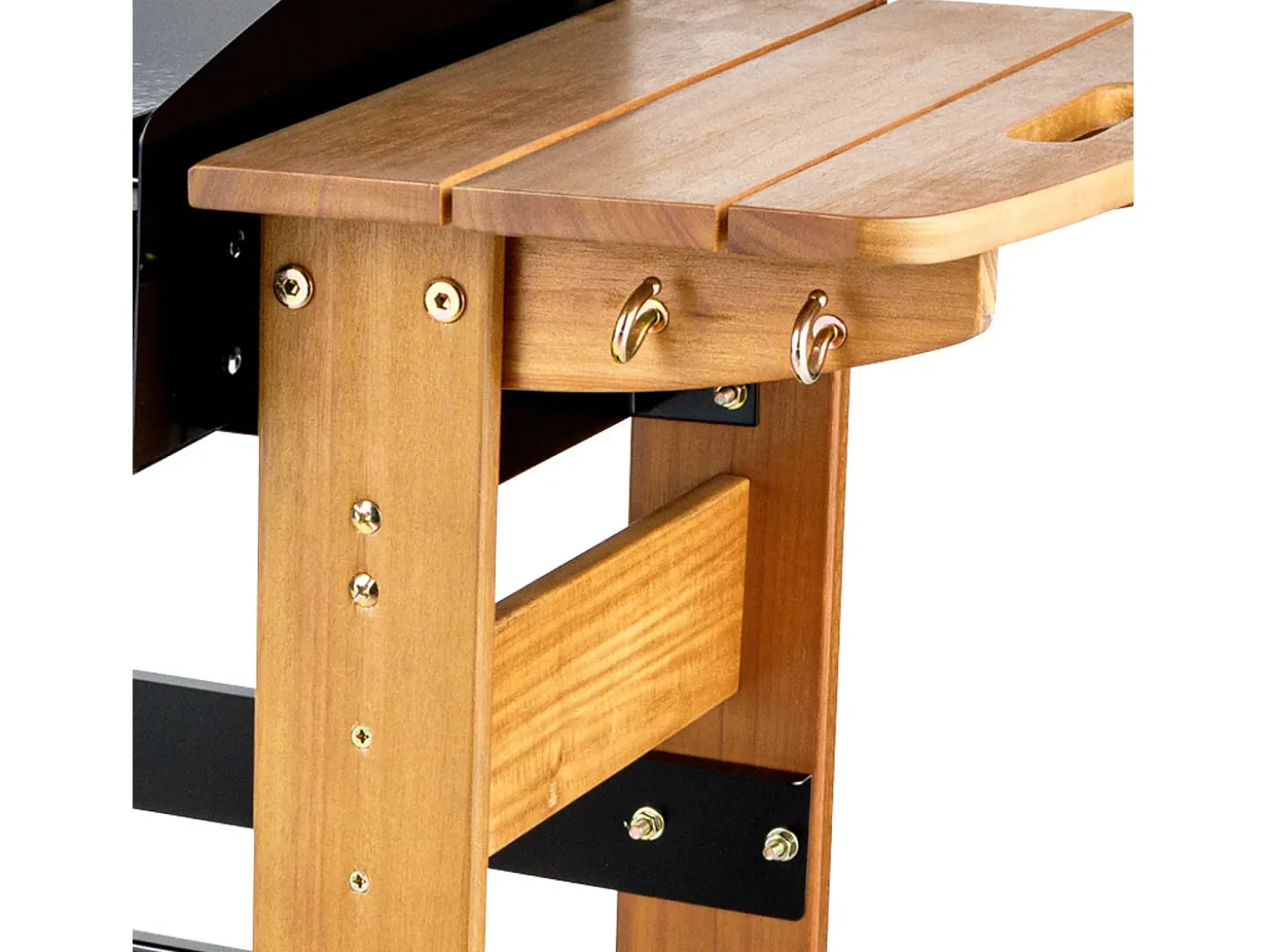 Plancha de asar a gas ASCAIN 2 quemadores 6kW - Madera