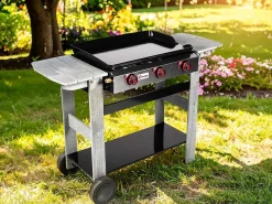 Plancha de asar a gas SAN SEBASTIAN 3 quemadores 8kW
