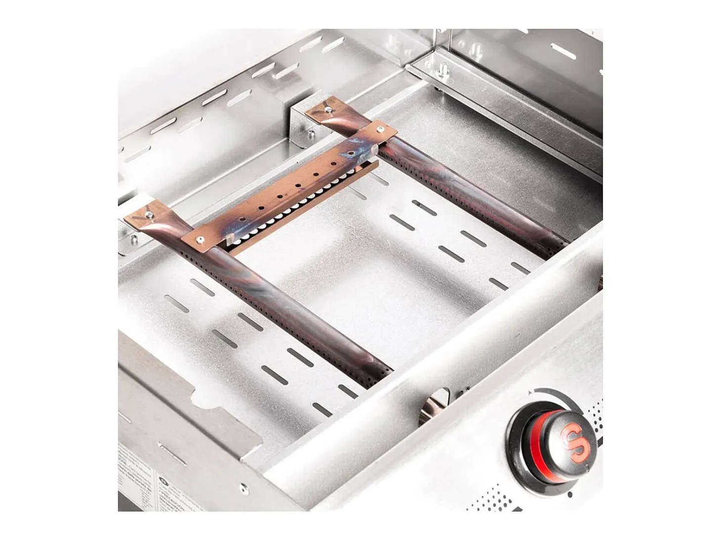 Plancha de asar a gas SO PREMIUM 2 quemadores 7kW