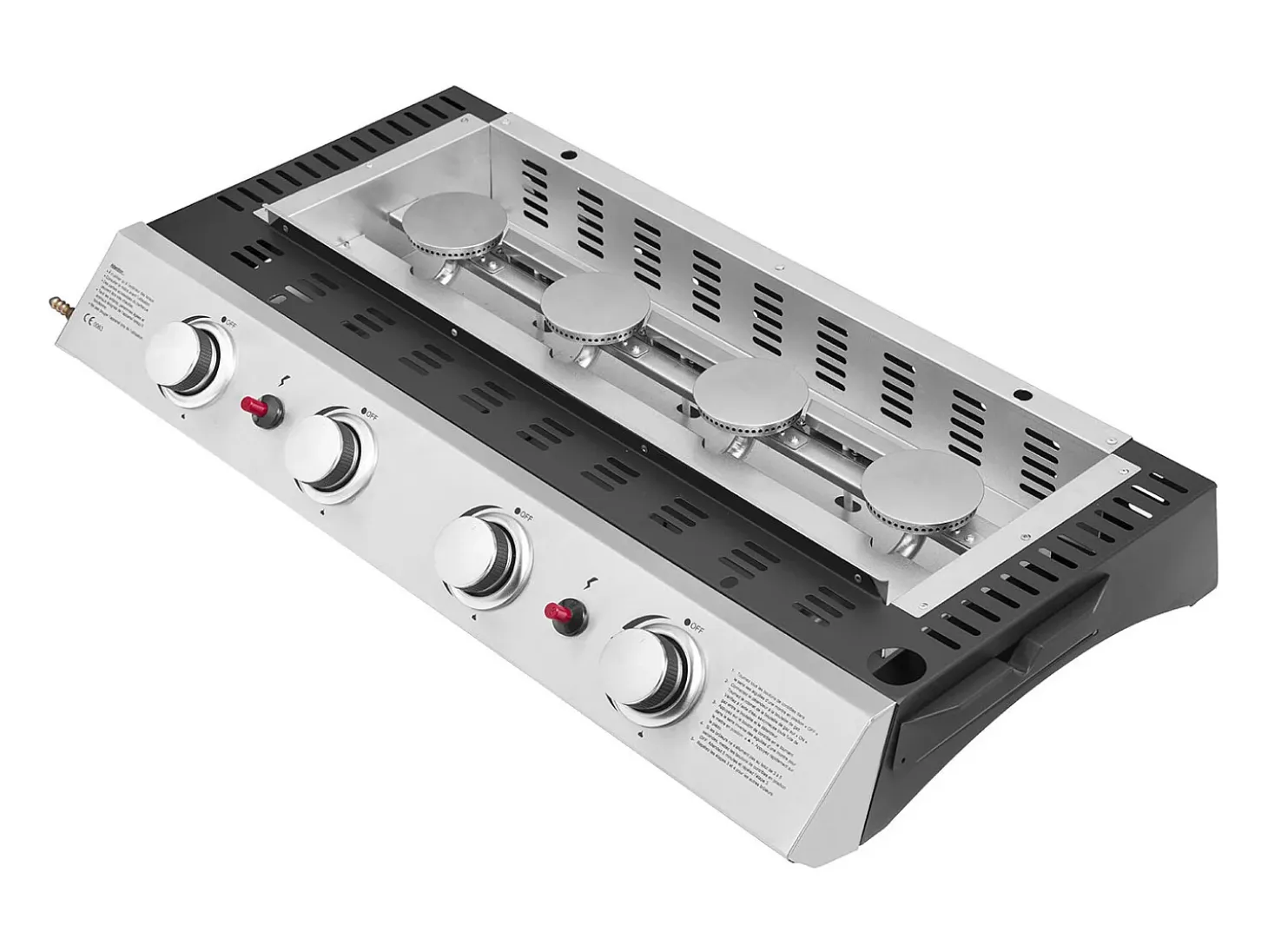 Plancha de gas VALENCIA 4 quemadores 10kW