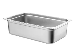 Plato Plano SucceBuy Lote de 6 Calderos de Vapor de Tamaño Estándar, en Acero Inoxidable, de 15.2 CM de Profundidad