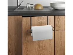 Portarrollos de cocina EASY ROLL LAVA Metaltex Touch-Therm® Negro 35x18x10 cm