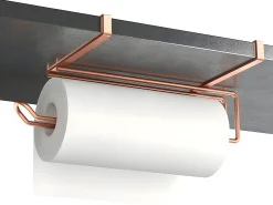 Portarrollos de Cocina EASY ROLL Serie COPPER Metaltex Cobre 35x18x10 cm