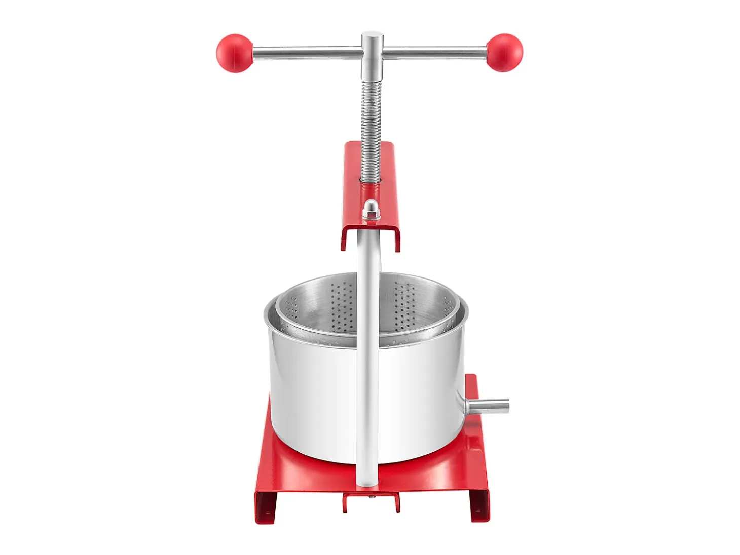Prensa de Frutas SucceBuy Prensa Manual de Frutas y Vino de Acero Inoxidable de 3 L para Elaboración de Cerveza Casera.