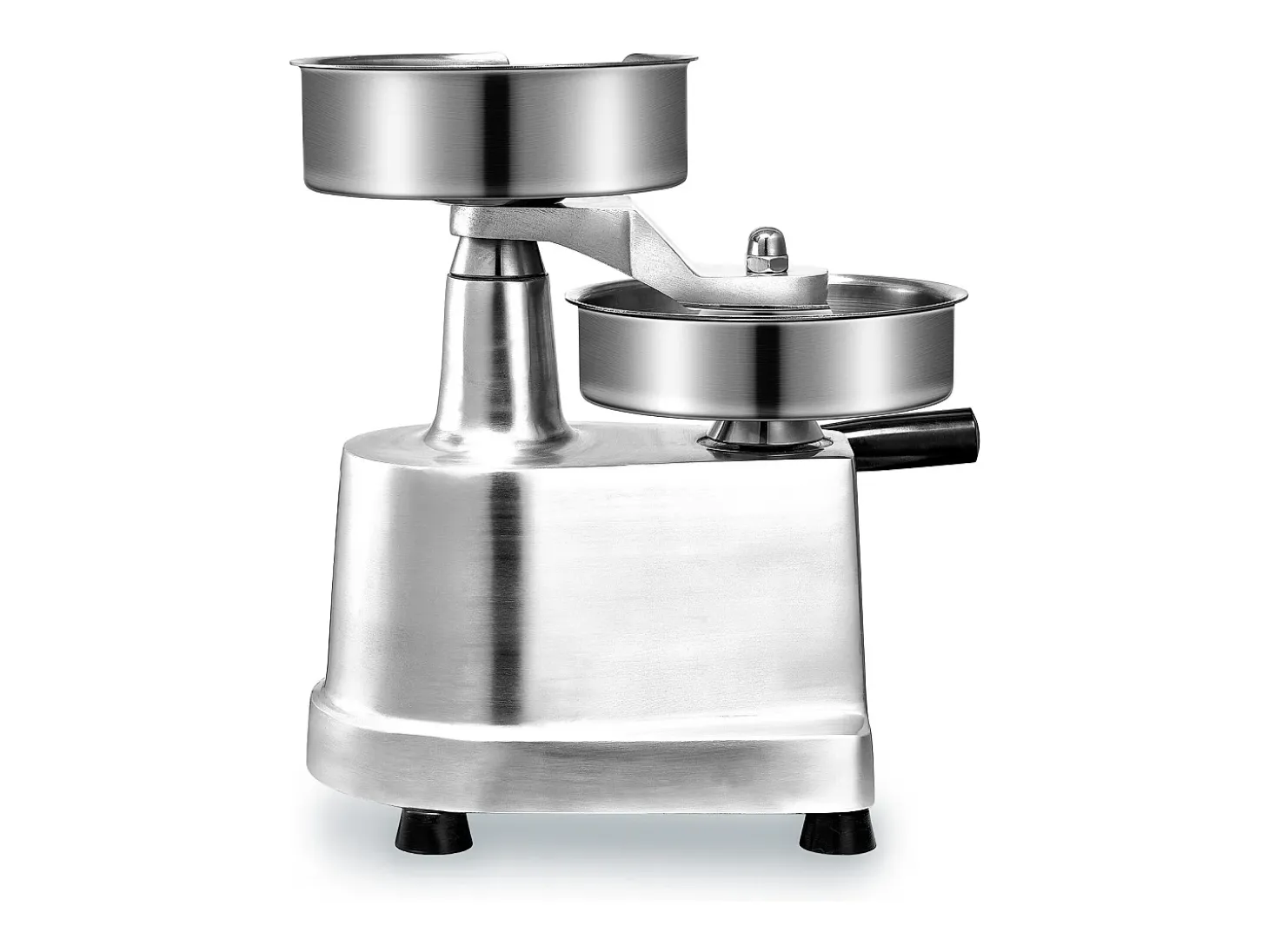 Prensa para Hamburguesas SucceBuy Máquina de Hamburguesas de 15 cm Prensa Comercial Moldeado de Carne Cocina 110 V Acero Inoxidable/Plateado