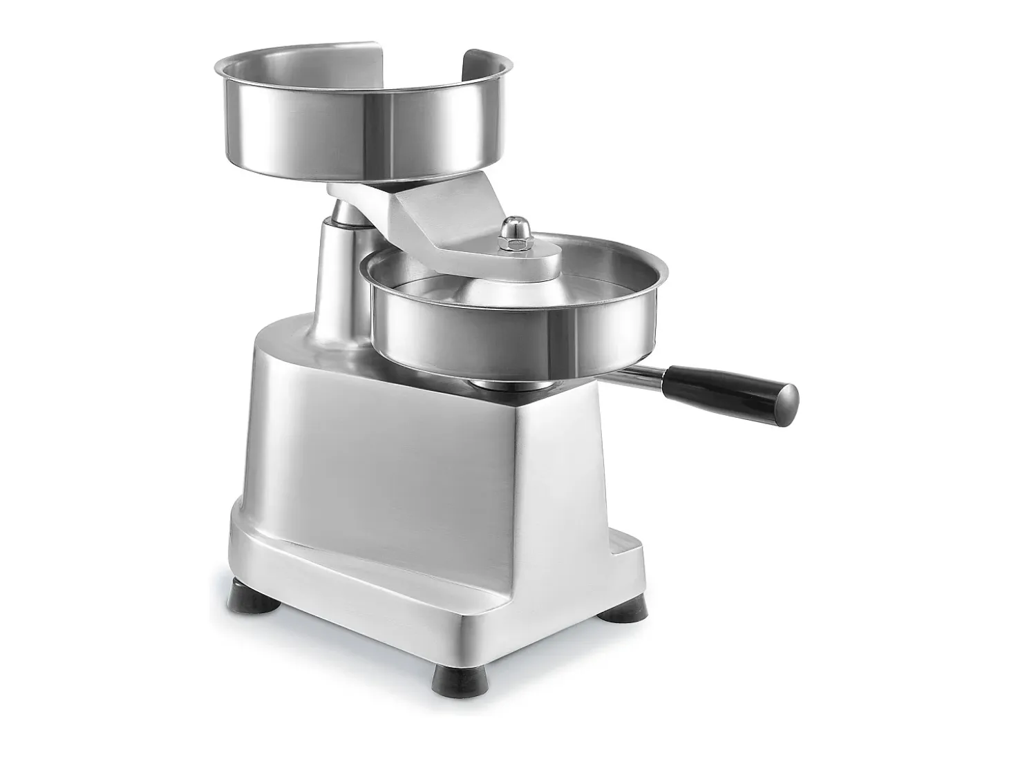 Prensa para Hamburguesas SucceBuy Máquina de Hamburguesas de 15 cm Prensa Comercial Moldeado de Carne Cocina 110 V Acero Inoxidable/Plateado