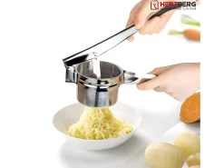 Rallador de patatas de acero inoxidable Herzberg - Rápido y fácil de usar