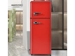 Refrigerador 28L+64L, -27°C~13°C, 116 kWh/año, 45dB, eficiencia energética D, Rojo, 41x45.5x105.5cm