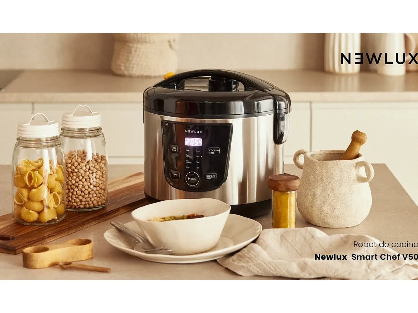 Robot de Cocina SmartChef V50 Negra - Newlux
