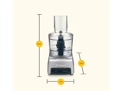 Robot de cocina compacto CUISINART FP5E 1185 ml Gris