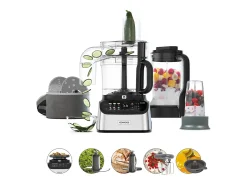 Robot multifunción Kenwood MultiPro OneTouch FDM73.850SS 1000 W Negro y Plata