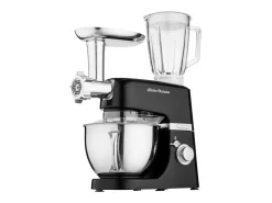 Robot multifunción SENCOR STM 6359BK 1000W negro con bol de acero inoxidable 4,5L, 8 velocidades y accesorios completos