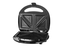 Sandwichera Emerio ST-120889 750W 2 raciones inox negro