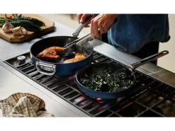 Sartén antiadherente Joseph Joseph Space 30 cm (12"), mango plegable acero inoxidable, apta para inducción y horno hasta 232°C