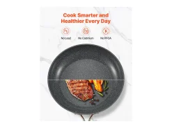 Sartén de Aluminio SucceBuy, 3 Piezas 20/27/30 cm, Sartén Antiadherente de Cerámica con Mango Resistente al Calor, para Gas, Eléctrico