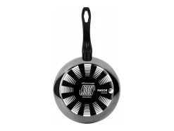 Sartén Indutherm Fagor acero Aisi 430 negro Ø24 cm