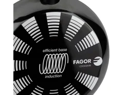 Sartén Indutherm Fagor acero Aisi 430 negro Ø20 cm