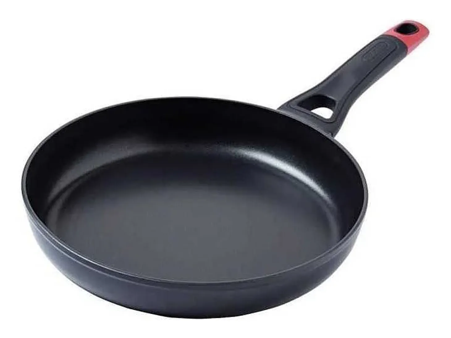 Sartén Óptima+ Pyrex aluminio forjado negro/rojo Ø20 cm