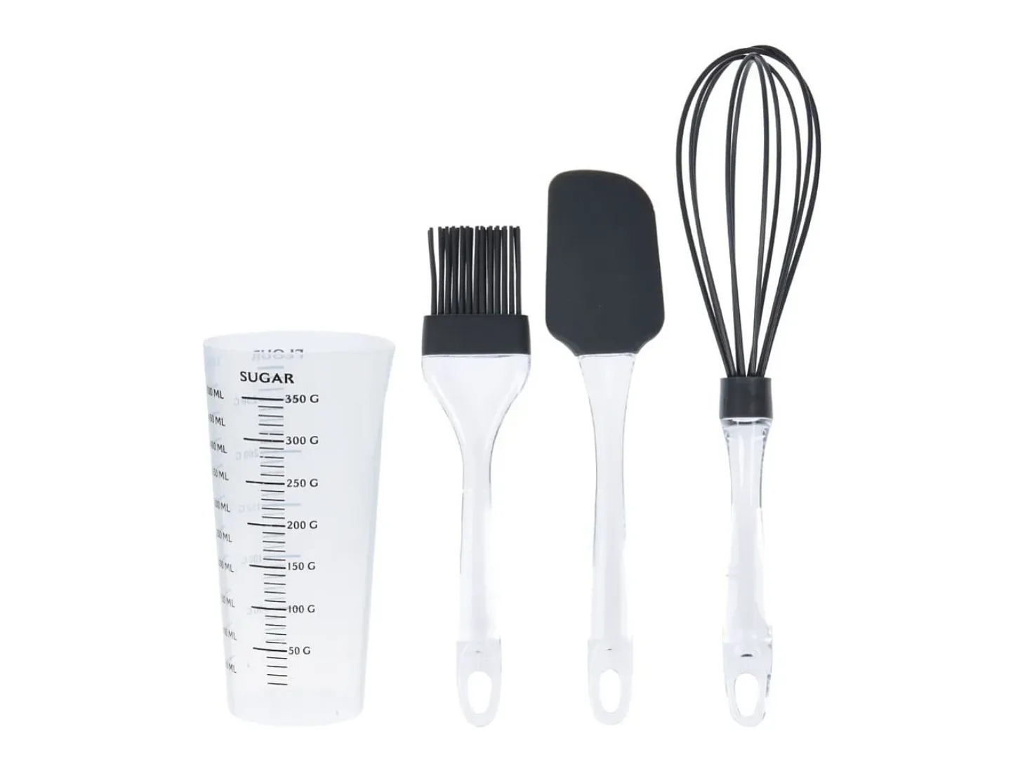 Set de 4 accesorios de repostería gris 500 ml