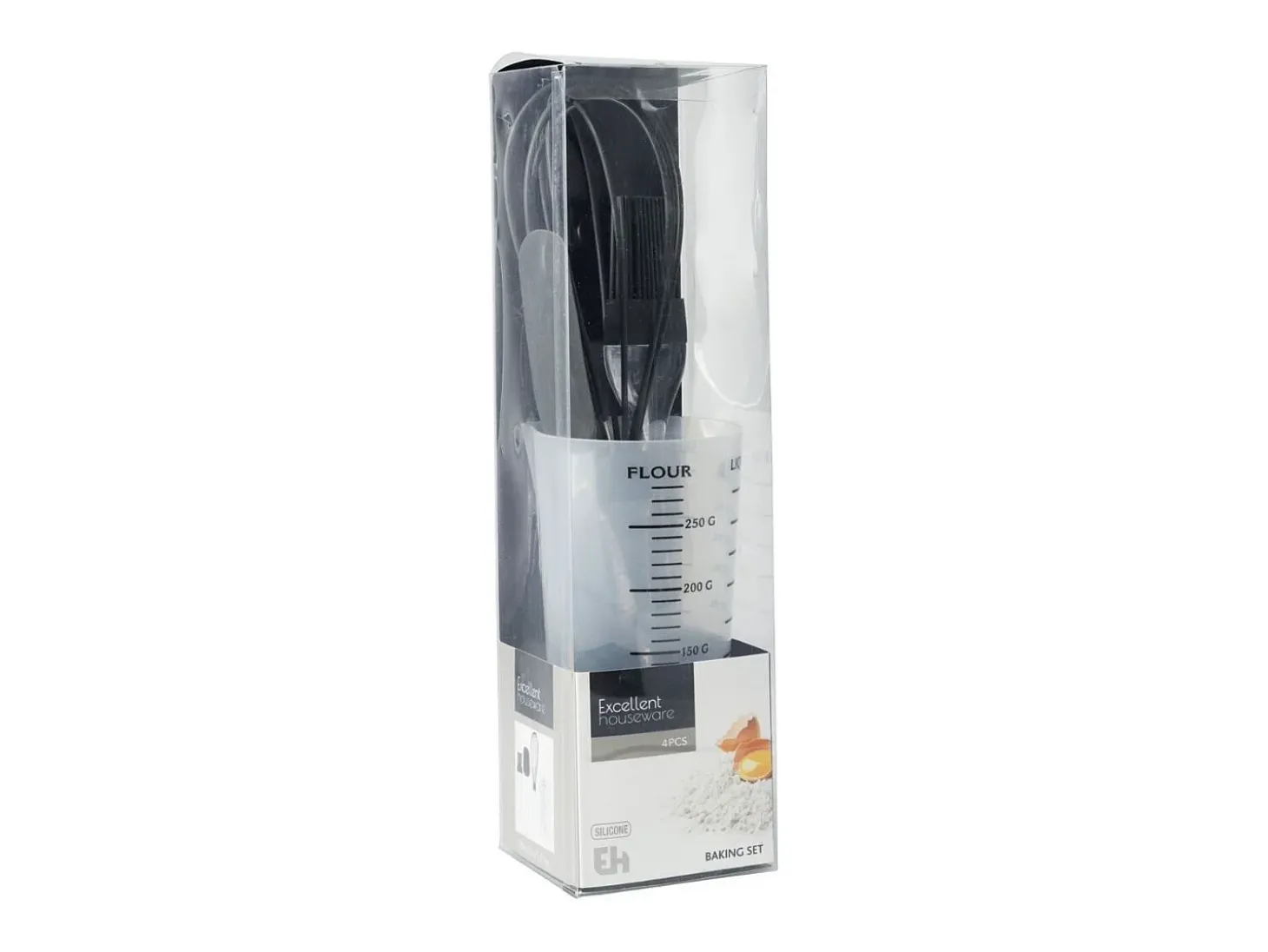 Set de 4 accesorios de repostería gris 500 ml
