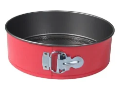 Set de 3 moldes para horno rojo Ø26/Ø25/Ø22 cm