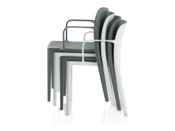Set de 4 Sillas blanca de interior/exterior TIMMY