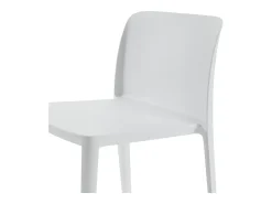 Set de 4 Sillas blanca de interior/exterior TIMMY