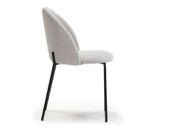 Set de 2 sillas Comedor Kenia tapizadas Beige, 43 x 47 x 78,5 cm