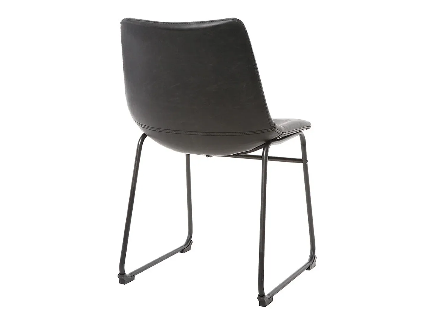 Set de 2 sillas de estilo industrial negras NEW ROCK