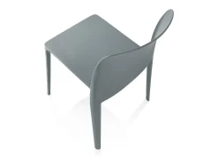 Set de 4 Sillas de interior/exterior TIMMY gris