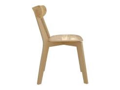 Set de 2 sillas de madera clara - Tabata