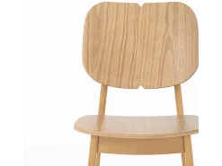 Set de 2 sillas de madera clara - Clyde