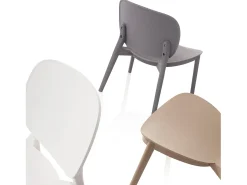 Set de 2 Sillas interior/exterior LEON blanco