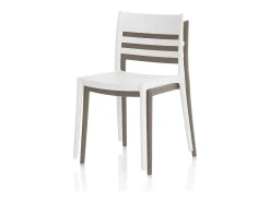 Set de 4 Sillas interior/exterior SHYLA blanco