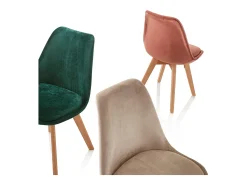 Set de 4 Sillas LAYLA crudo