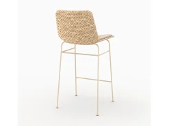 Set de 2 sillas para isla central en material natural 66 cm - Faro