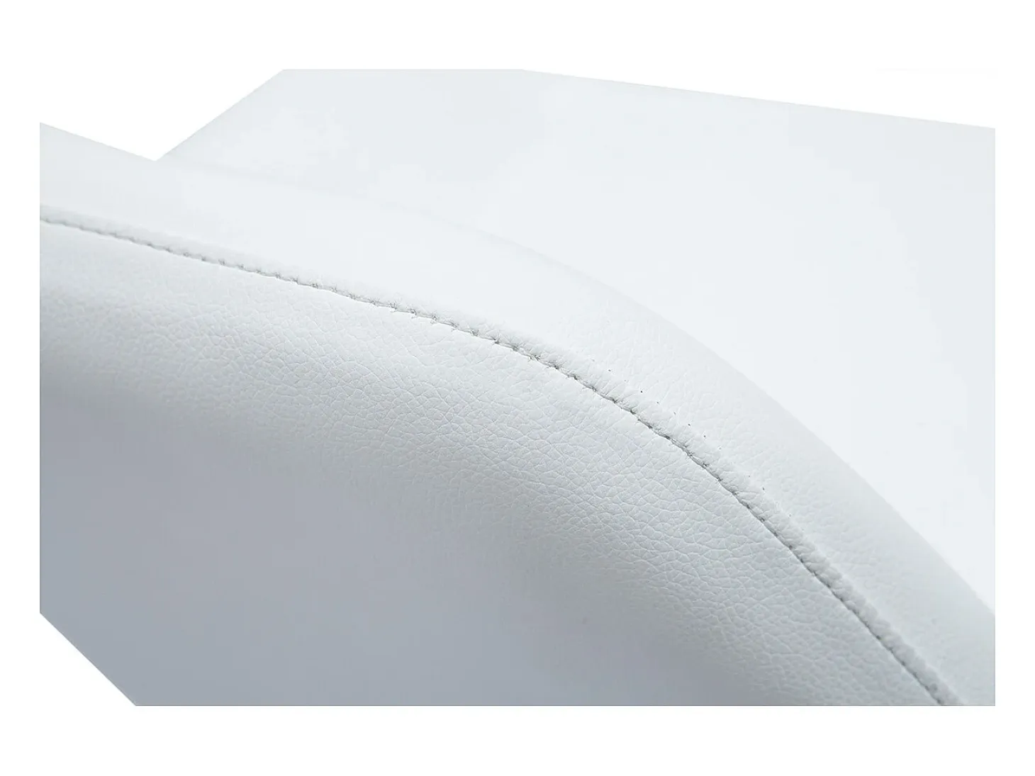 Set de 2 taburetes de cocina de diseño blancos con pie de metal RINGER