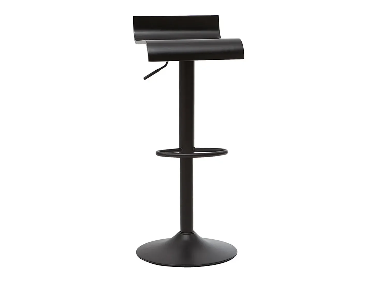 Set de 2 taburetes de cocina de diseño negro SURF