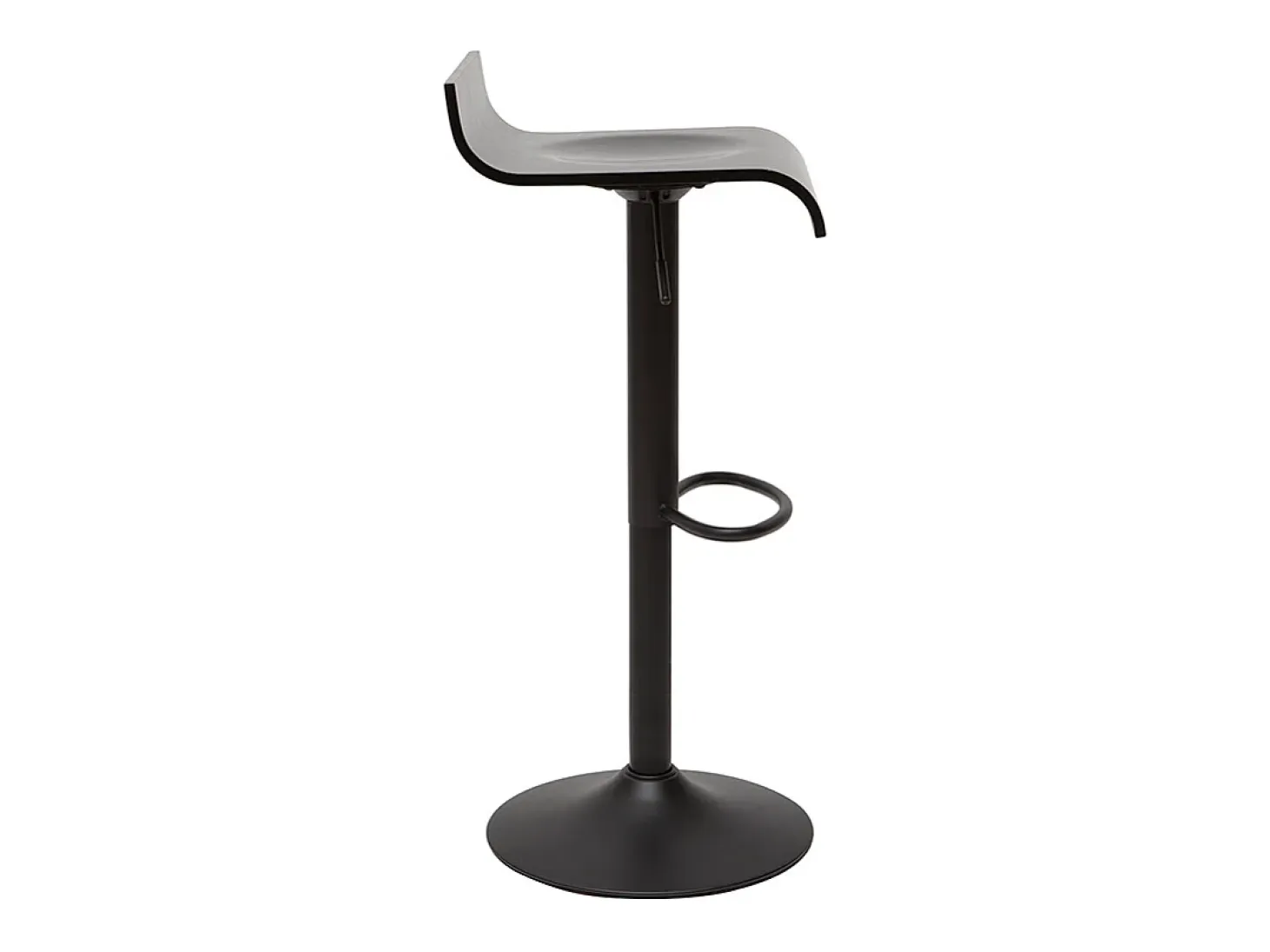 Set de 2 taburetes de cocina de diseño negro SURF