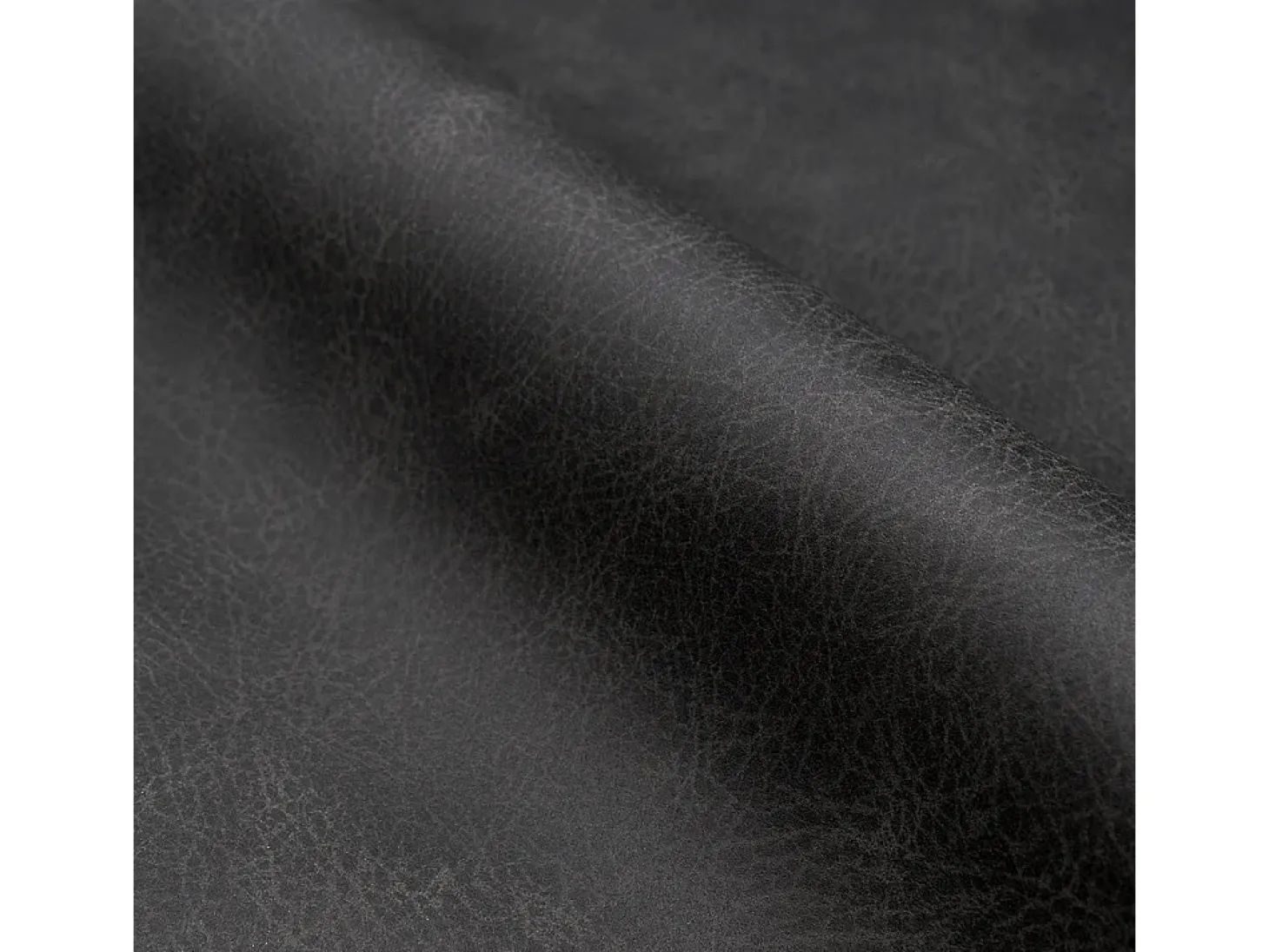 Set de 2 taburetes para isla de cocina de sintético gris/negro 65 cm - Henrik